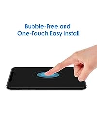 JETech - Protector de pantalla para Apple iPhone XR de 6,1 pulgadas, cristal templado, 2 unidades