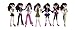 ZITA ELEMENT Lot 10 Pcs Fashion Clothes Outfit for Monster High Doll