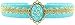 Little Pretends Jasmine Aladdin Costume Accessory Set for Children Girls - Headband Crown and Bracelet Jewelry (Headband) Blue