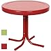 Best Choice Products Indoor Outdoor 22in Modern Metal Side Table, Red
