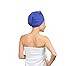 TURBELLA 2IN1 The Only Waterproof Hair Towel Wrap + Shower Cap Turban In One | Luxury Nano-Fiber For Best Hair Drying | Breathable 37.5 Technology Keeps Blowout Styled | Swarovski Button | Made in USA