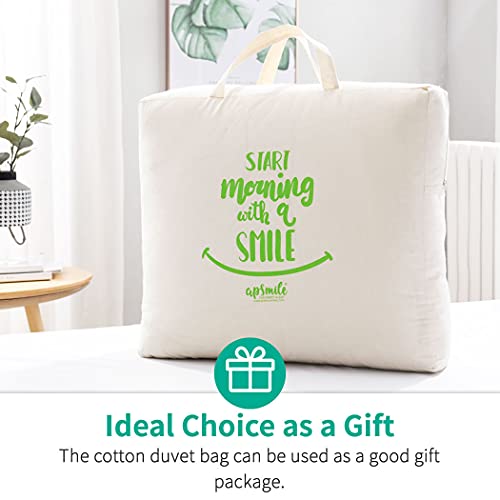 APSMILE Feather Down Comforter King Size 650 Fill Power Medium Warm