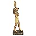 Design Toscano Horus Falcon God of The Egyptian Realm Figurine Statue, 8 Inch, Black and Gold