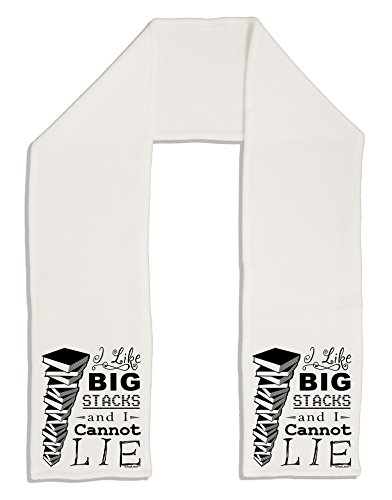 TooLoud I Like Big Stacks -of books- Adult Fleece 64" Scarf
