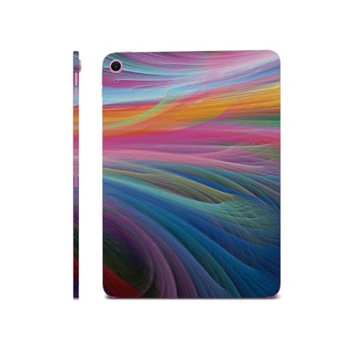iPad Skin Compatible with Apple iPad A16 11 Gen (2025) - Rainbow Waves - Premiu…