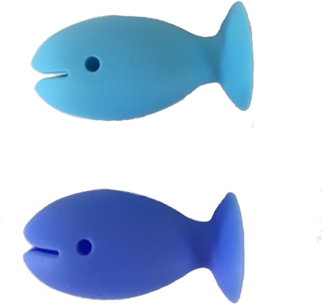 Amazon マーナ Marna 立つおさかな歯ブラシカバー ブルー W5 歯ブラシスタンド ホーム キッチン オンライン通販