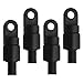 Jili Online 12 Pieces Black Nylon Durable 1/4
