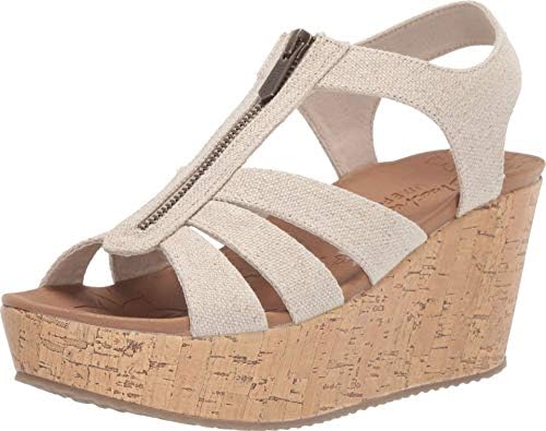 Skechers Brit Zip Zap Womens Wedge 