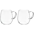 Hario "Round" Glass Mug Set, 360ml, 2pcs