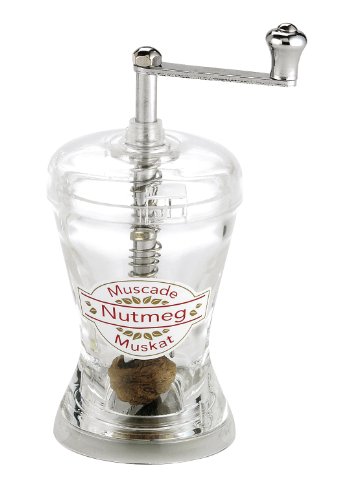 COLE & MASON Classic Nutmeg Grinder, clear