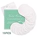 Reusable Cotton Pads Face Makeup Remover Pads 18 Packs-Washable Organic Bamboo Cotton Rounds, Toner Pads, Face Wipes Super Soft With Laundry, Travel Bag, Zero Waste Eco-Friendly (White)