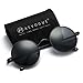 AEVOGUE Polarized Sunglasses Small Round Lens Metal Frame Retro Unisex Glasses AE0518