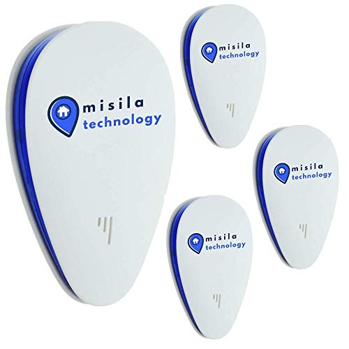 Ultrasonic Pest Repeller – 4 Pack [2018 Upgraded] – Plug-In Mouse Repellent, Eco-Friendly, Pet and Human Safe; Bugs, Flea, Insect, Mosquito, Mice, Spiders, Bed Bugs, Ants, Roaches Pest Control