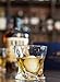 Atlas&Co Premium Whiskey Glasses with ADD-ON Ice Ball Molds – Set of 2 – Gift Set Cocktail Glasses for Bourbon, Irish Whisky, Scotch or, High-Clarity Crystal Glasses