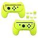 FASTSNAIL Grips Compatible with Nintendo Switch for Joy Con & OLED Model for Joycon, Wear-resistant Handle Kit Compatible with Joy Cons Controllers, 2 Pack(Yellow)