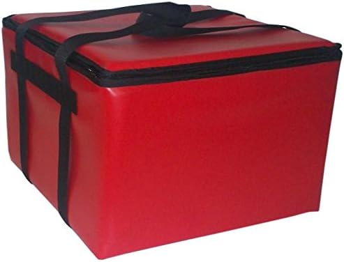 TCB Insulated Bags HGX-1-Red Insulated Catering Bag for Dome/Deli Trays, 22" x 22" x 12.5", Red