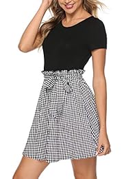 zattcas para mujer verano Casual sin mangas Maxi vestido Cuello redondo Empire Vintage vestidos largos