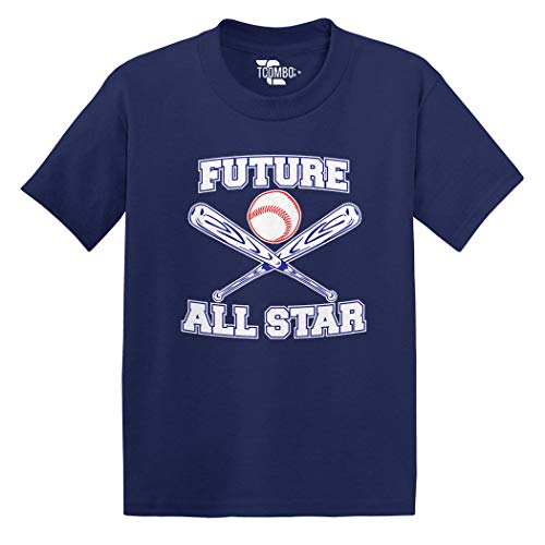 Future All Star Baseball Toddler/Infant T-Shirt (Navy Blue, 3T)