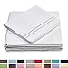 Cosy House Collection Everyday 1500 Series Bed Sheet Set - Ultra Soft & Cool Hotel Bedding - Deep Pocket - Wrinkle, Stain and Fade Resistant - 4 Piece Set (Queen, White)
