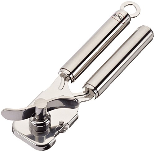 Rösle Stainless Steel 2-Piece Garlic Press & Can Opener with Pliers