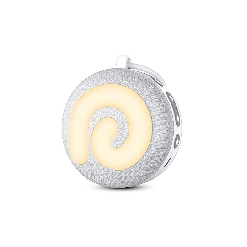 White Noise Machine – Dreamegg Portable White Noise Machine for Baby Sleeping with Night Light, Nature Sounds, White…