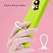 Bone iPhone Xs Max Case, Drop Protection Air Cushion Silicone Case with Ring Holder Cute Animal Cartoon Girls Women Design for iPhone Xs Max 2018, Phone Bubble Series - Patti Duck (Blue)