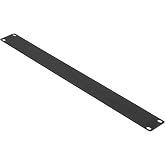 Gator Rackworks Universal Rack Mounted Steel Flat Panel Accessory, 1U Size (GRW-PNLSTFT1)