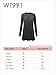 Made By Johnny MBJ WT991 Womens Round Neck Long Sleeve Pleats Detail Tunic Top XXXL Brown