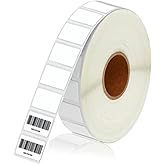 LUCKIPLUS 1.2" x 0.8" Thermal Labels for Barcode, Direct Thermal Label, Address Labels Compatible with Zebra & Rollo Label Printer