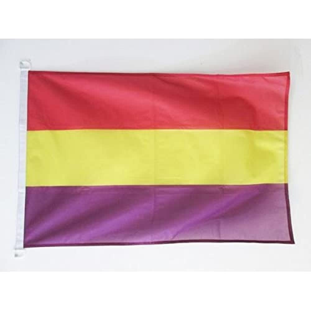 AZ FLAG Second Spanish Republic Nautical Flag 18'' x 12'', Spain Republican flags 30 x 45 cm, Banner 12x18 in for boat — image 1