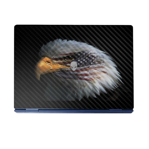 Carbon Fiber Laptop Skin Compatible with Alienware 16/16X Aurora (2025) - Eagle…
