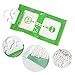 Hapy Shop 8 Pack Wardrobe Hanging Hygroscopic Anti-Mold Deodorizing Moistureproof Desiccant Hanging Bag for Kitchen Bathroom,Dehumidification Process Could be Witness