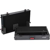 Gator Cases ONYX Series Flight Case with Upper Deck Platform for Pioneer DJ XDJ-RX3 DJ Controller, Black Hardware, (G-ONYXUD-XDJRX3)