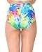 iHeartRaves Rainbow Tie Dye High Waisted Booty Shorts (Small/Medium)