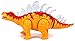 Dinosaur Century Stegosaurus Battery Operated Toy Dinosaur Figure w/ Realistic Movement, Lights and Sounds (Colors May Vary)