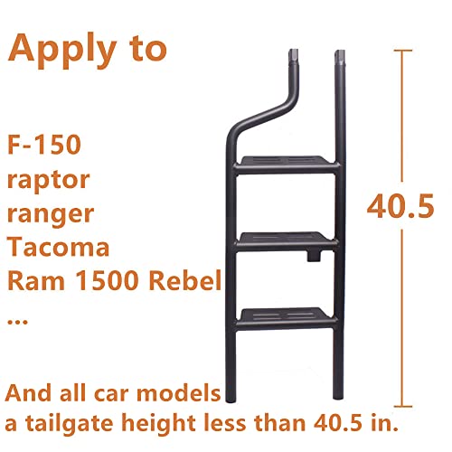DUOYU Universal Foldable Tailgate Ladder Accessories Aluminium Alloy