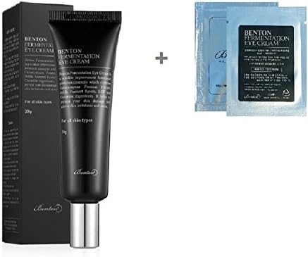 BENTON Fermentation Eye Cream 30 ml for Wrinkle improvement, Premium High Concentration Eye Cream Works as an Eye Bags Treatment