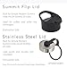Simple Modern 32oz Summit Water Bottle - Stainless Steel Metal Flask +2 Lids - Wide Mouth Double Wall Vacuum Insulated Green Leakproof Thermos -Candy Apple