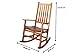 Coaster Home Furnishings Wood Rocker Arm Chair Warm Brown, 35