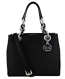 Michael Kors Cynthia Small North South Leather Satchel