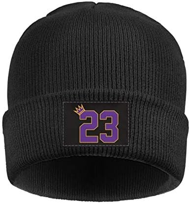 La-23-KING Wool Cuffed Plain Beanie Warm Winter Hats Watch Skull Cap for Men Women