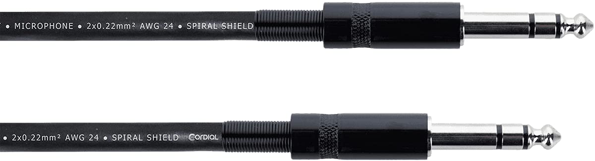 Stereo audio jack cable, 50 cm