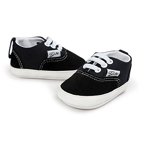 image for SOFMUO Baby Canvas Shoes - Infant Girls Boys Sneakers Anti-Slip Toddle