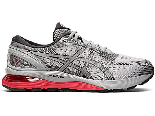 ASICS Men's Gel-Nimbus 21 Running Shoes, 15M, Sheet Rock/Black