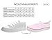 [SAV102-PINK-8] Girls Canvas Sneakers - Pink Tennis Shoes, Toddler Size 8