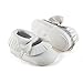DELEBAO Infant Toddler Baby Soft Sole Tassel Bowknot Moccasinss Crib Shoes (6-12 Months, White)