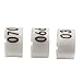 iherdsman 001-100 Multi-color Bird Leg Bands Numbered 8 mm Pigeon Parrot Chicks Leg Band Duck Clip Rings Bands (White)