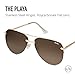 Quay AUSTRALIA The Playa Gold/Brown One Size
