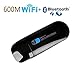 USB Wifi Bluetooth Adapter, Wifi Network LAN Card AC600 Dual Band with Built in Dual Antenna for Desktop/Laptop/PC, Supports Windows 7/8/8.1/10/XP/Vista