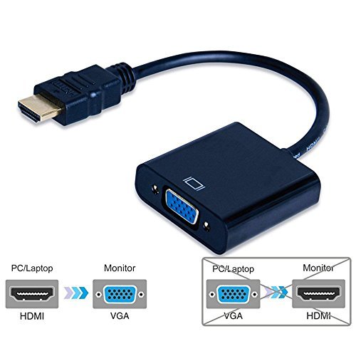 Ozright HDMI Input to VGA Adapter Converter For PC Laptop NoteBook HD DVD